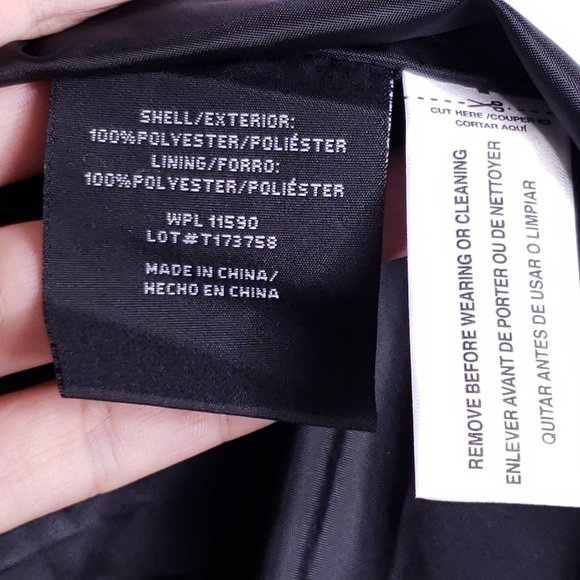 32 Degree Heat Performance Men's L Hydro-Tech Full Zip Rain Shell Jacket Blue - Picture 6 of 9